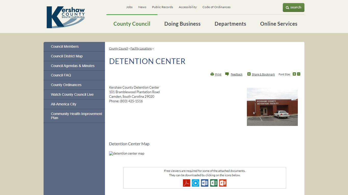 Detention Center | Kershaw County, SC